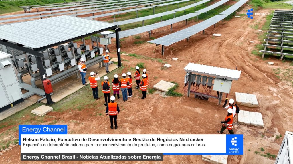 Nextracker, líder global em soluções de rastreamento solar, recebeu representantes da imprensa